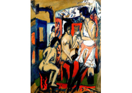 VELK 92 Ernst Ludwig Kirchner - Akty v ateliéru