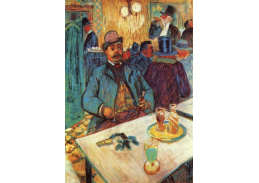 R7-88 Henri Toulose-Lautrec - Monsieur Boleau v kavárně
