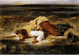VEF 12 Eugene Ferdinand Victor Delacroix - Smrtelně zraněný Brigand hasí žízeň