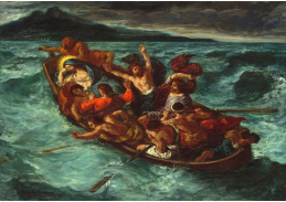 VEF 14 Eugene Ferdinand Victor Delacroix - Kristus spící v průběhu bouře