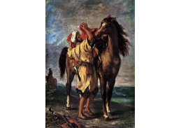 VEF 42 Eugene Ferdinand Victor Delacroix - Maročan a jeho kůň