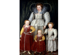 VH584 Marcus Gheeraerts - Paní Anna, manželka Jiřího III, se svými dětmi