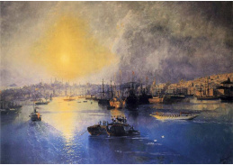 VR43 Ivan Konstantinovič Ajvazovskij - Konstantinopol, západ slunce