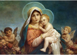 VRHZ 59 Hans Zatzka - Madonna s dítětem a anděly