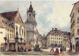 VALT 80 Rudolf von Alt - Hlavní náměstí v Bratislavě