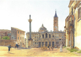 VALT 86 Rudolf von Alt - Bazilika Santa Maria Maggiore v Římě
