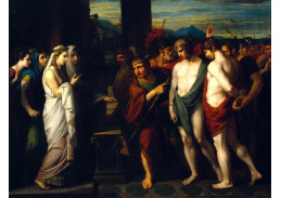 VU80 Benjamin West - Pylades a Orestes přivedeni jako oběť před Iphigenii