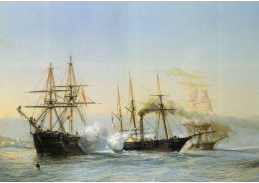 VL25 Henri Durand-Brager - Námořní bitva u marockého pobřeží mezi dvěma brigami v roce 1844