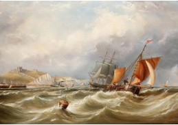 VL27 Ebenezer Colls - Vysoké vlny v přístavu Dover