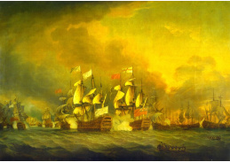 VL154 Thomas Mitchell - Bitva o Saintes 12.4.1782