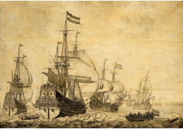 VL171 Willem van de Velde - Holandské válečné lodě na moři