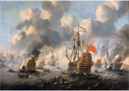 VL210 Peter van de Velde - Zapálení anglického loďstva v Chathamu, 20. června 1667