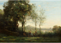 DDSO-779 Jean-Babtiste Camille Corot - Tanečníce a zámek Gandolfo