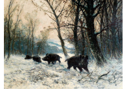 DDSO-821 Josef Friedrich Heydendahl - Divočáci v zimním lese