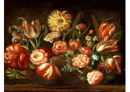 DDSO-1410 Josef de Obidos - Zátiší s růžemi a tulipány