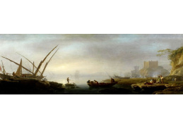 VP362 Charles-Francois de Lacroix - Italská přístavní scéna