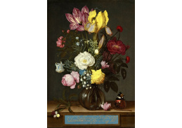 SO VII-502 Ambrosius Bosschaert - Zátiší s květinami a motýlem