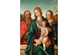 SO VII-314 Pietro Perugino - Madonna s dítětem a světci