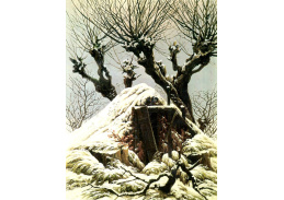 VSO 785 Caspar David Friedrich - Chata ve sněhu