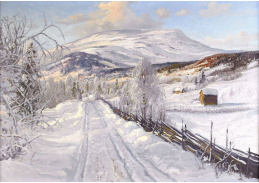 SO IV-376 Carl Brandt - Zimní krajina Norska