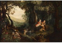 SO VIII-117 Jan Brueghel - Odpočinek v lesní krajině
