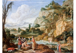 SO XI-93 Bartholomeus Breenbergh - Nalezení Mojžíše