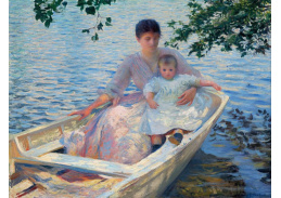 SO XII-104 Edmund Charles Tarbell - Matka a dítě na loďce
