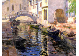 SO XIII-371 Leonardo Bazzaro - Kanál v Benátkách