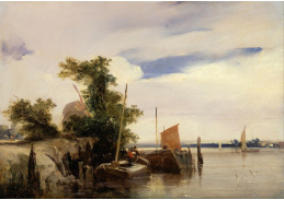 SO XIV-61 Richard Parkes Bonington - Čluny na na řece