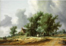 SO XIV-88 Salomon van Ruysdael - Krajina s povozem