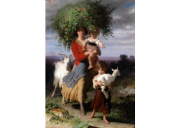 XV-99 Alfred van Muyden - Matka s dětmi na cestě domů