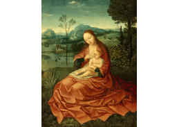XV-255 Bernard Van Orley - Panna Marie s Ježíškem v krajině