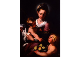 XV-262 Bernardo Strozzi - Madona s dítětem a svatým Janem Křtitelem