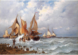 SO XVI-10 Adolf Kaufmann - Rybáři na pobřeží