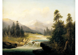 SO XVI-11 Adolf Kaufmann - Řeka v horské krajině