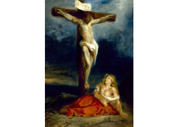 SO XVII-24 Eugene Delacroix - Svatá Marie Magdaléna u paty kříže