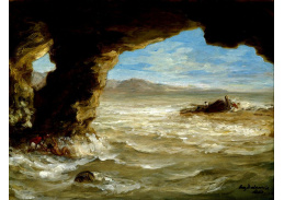 KO III-125 Eugene Delacroix - Vrak lodi u pobřeží