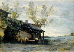 KO IV-111 Jean-Baptiste-Camille Corot - Guingette ve Vaugirard