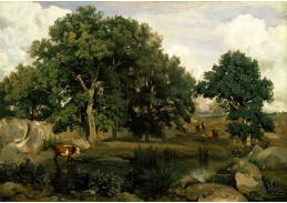 KO IV-113 Jean-Baptiste-Camille Corot - Les ve Fontainebleau