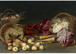 VKZ 469 Jan van Kessel - Zátiší se zelím, mrkví, pastinákem a jablky