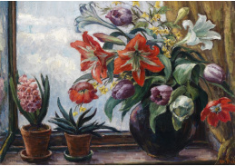 VKZ 480 Martha Buhl - Jarní květiny v okně