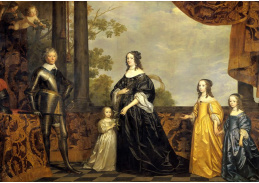 PORT-584 Gerard van Honthorst - Frederik Hendrik s rodinou