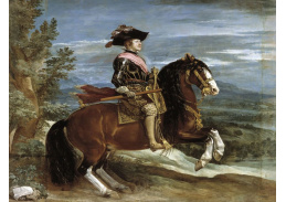 PORT-595 Diego Velázquez - Jezdecký portrét Filipa IV
