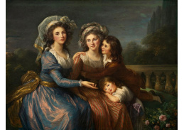PORT-596 Elisabeth Louise Vigée Le Brun - Markýza de Pezay a markýza de Rougé se svými syny