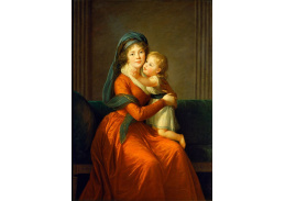 PORT-126 Elisabeth Vigee-Lebrun - Portrét princezny Alexandry Golitsyn se synem Petrem
