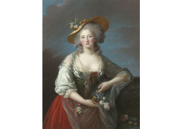 PORT-127 Elisabeth Vigee-Lebrun - Portrét princezny Alžběty