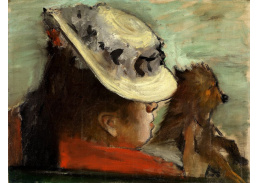 A-192 Edgar Degas - Žena se psem