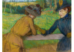 A-201 Edgar Degas - Dvě ženy při rozhovoru