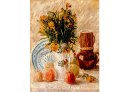 A-1170 Vincent van Gogh - Zátiší s konvicí na kávu a květinami