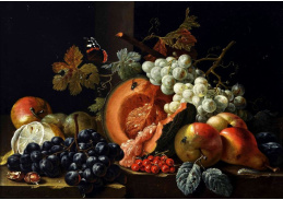 A-1346 Johann Amandus Winck - Hrozny, citrony, hrušky